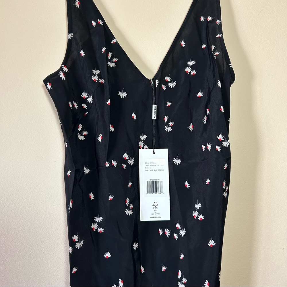 Thakoon Printed Slip Dress Medium - Picture 7 of 8